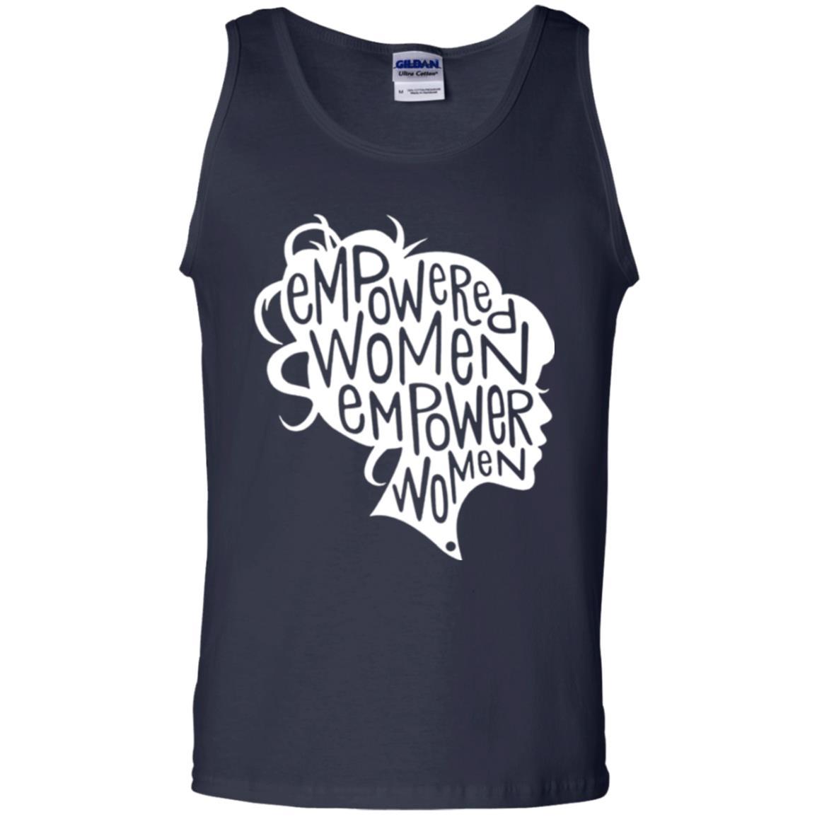 Feminist T-shirt Empowered Women Empower Woman Navy