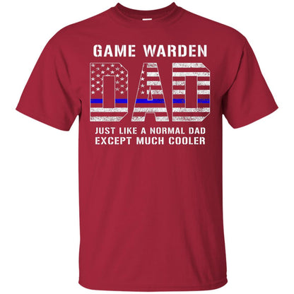 Game Warden Dad Normal Cooler Fathers Day Tbl Shirt Cardinal