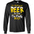 I'm Holding A Beer So Yeah I'm Pretty Busy Funny Beer Gift ShirtG240 Gildan LS Ultra Cotton T-Shirt