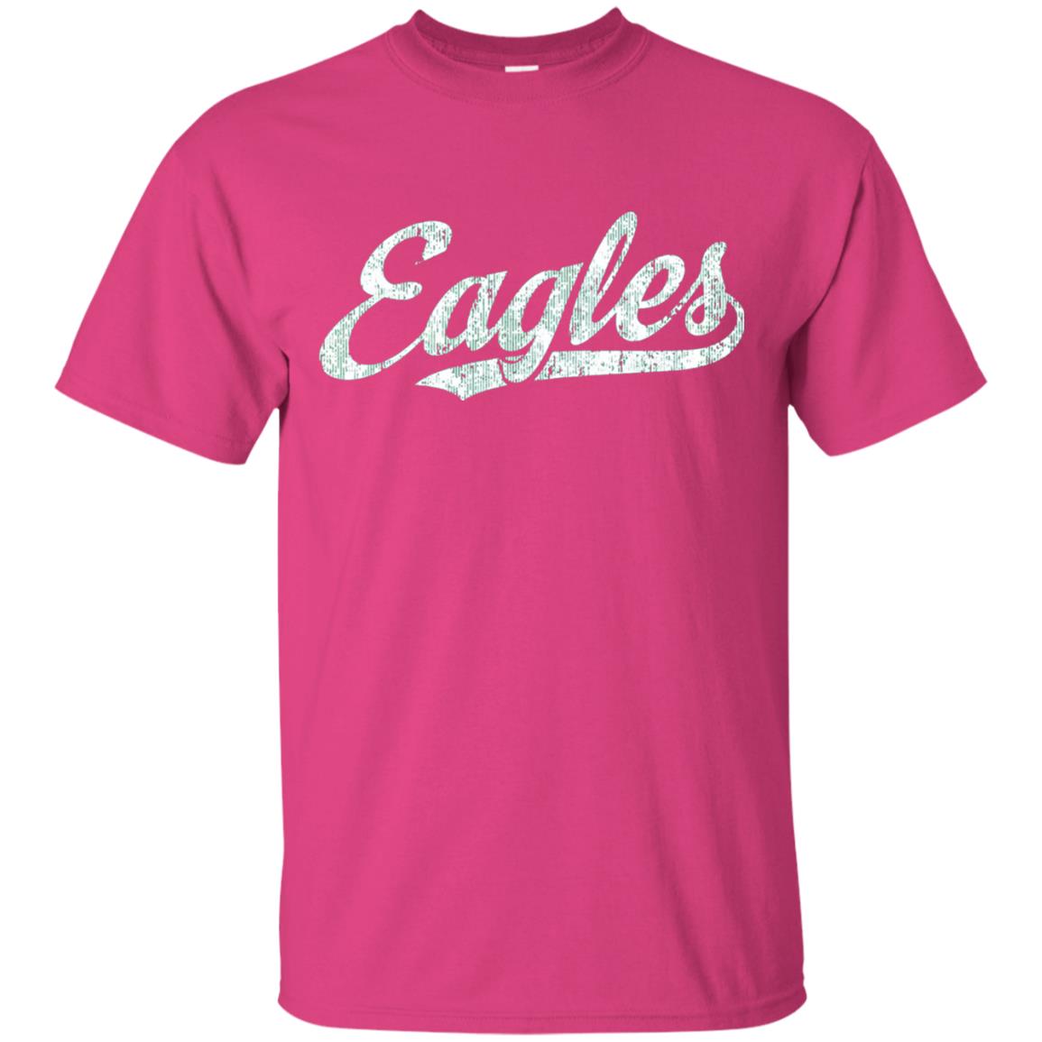 Eagles Mascot T-shirt Vintage Sports Name Heliconia