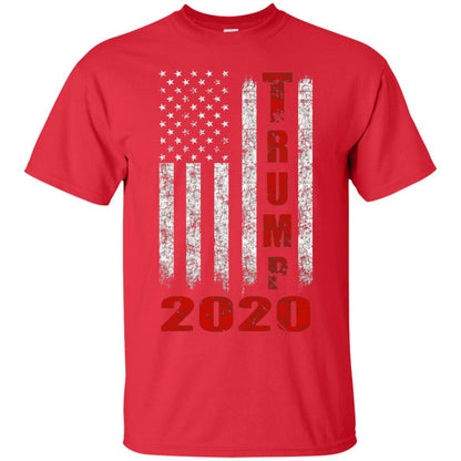 American Flag Vintage Design Trump 2020 T-shirt Red