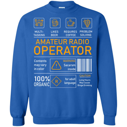 Amateur Radio Operator Gift Shirt Royal