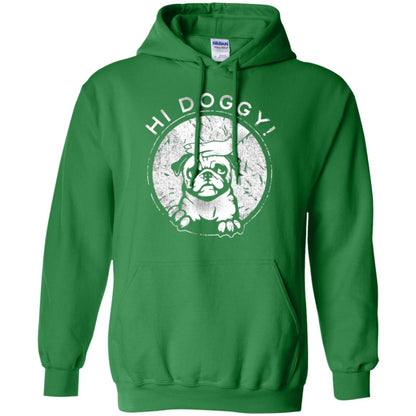 Dog Lovers T-shirt Hi Doggy Irish Green