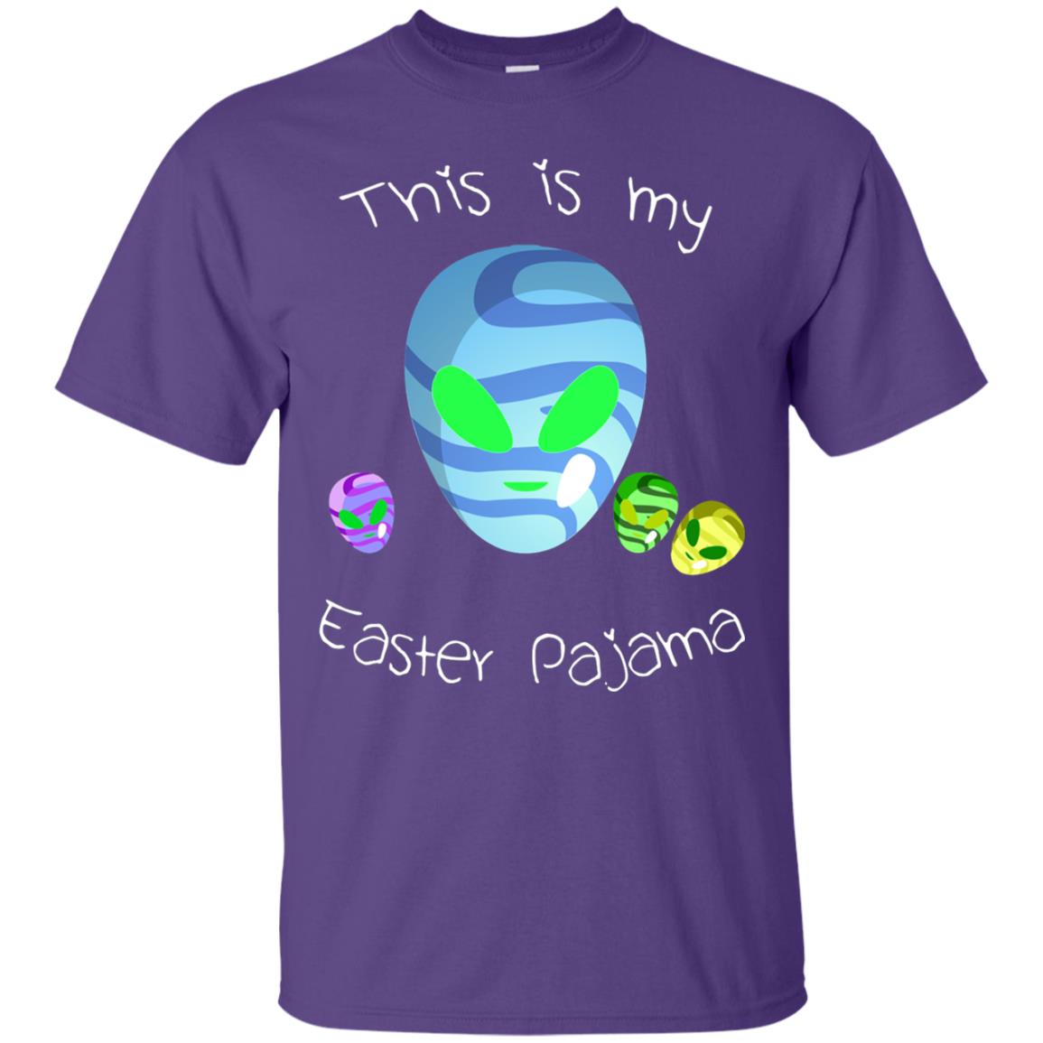 Easter Pajama Alien Shirt Purple