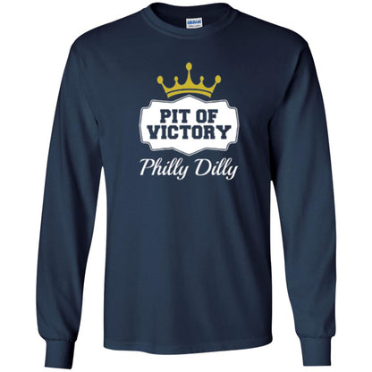 Football Lover T-shirt Philly Dilly Pit Of Victory T-shirt Navy