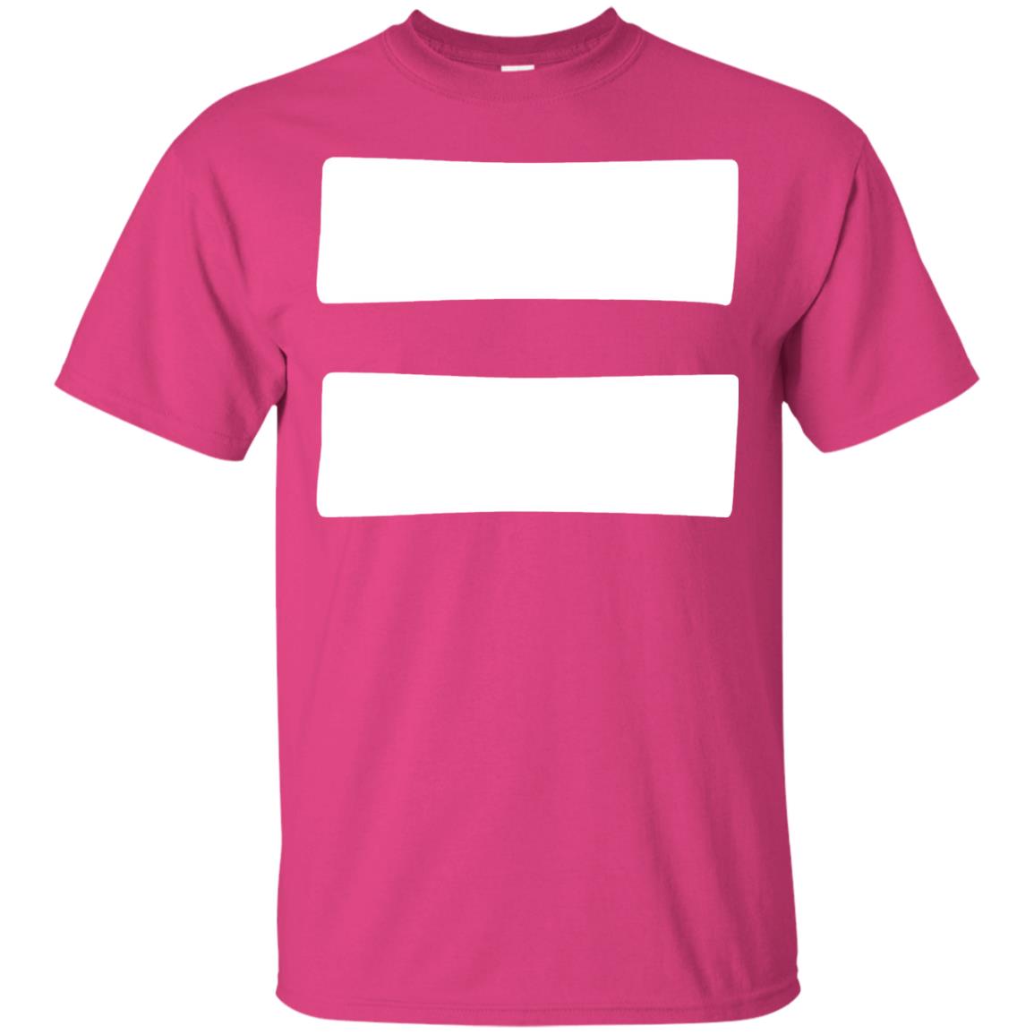 Equals Sign T-shirt Equality Symbol Feminism Heliconia