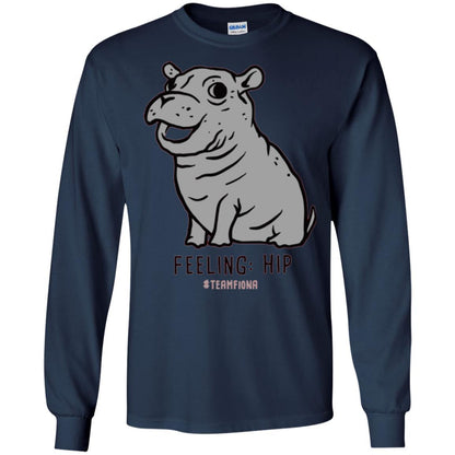 Fiona Hippo Lover T-shirt The Hippo Feeling Hip #teamfiona Navy