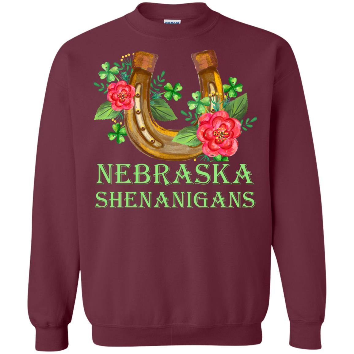 Horse Lover T-shirt Nebraska Shenanigans Maroon