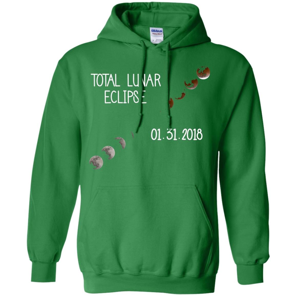 Total Lunar Eclipse 01-31-2018 Celebration Shirt Irish Green