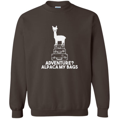 Alpaca Lover T-shirt Adventure Alpacamy My Bags Dark Chocolate