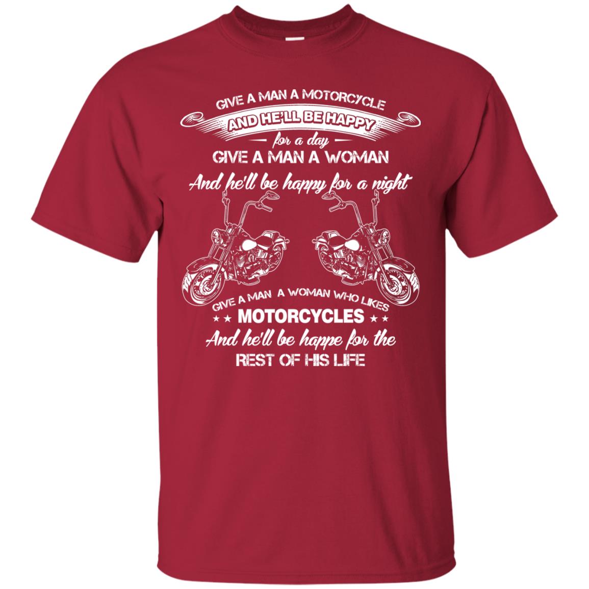 Give A Man A Motorcycle And He_ll Be Happy For A Day Cardinal