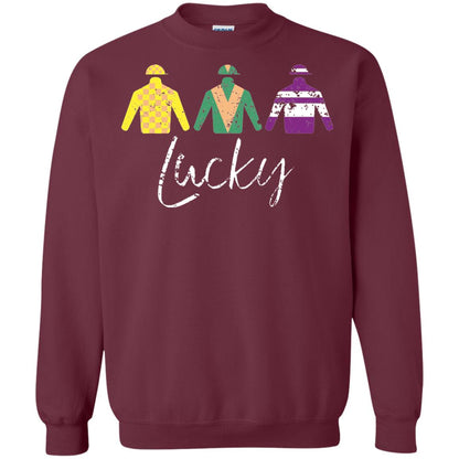 Derby Jockey Shirt Lucky Derby Apparel Derby Maroon