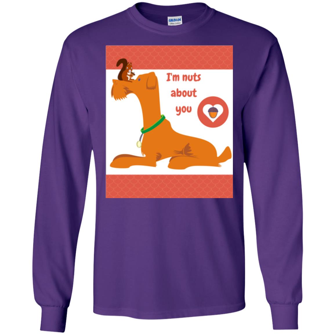 I_m Nuts About You T-shirt Purple