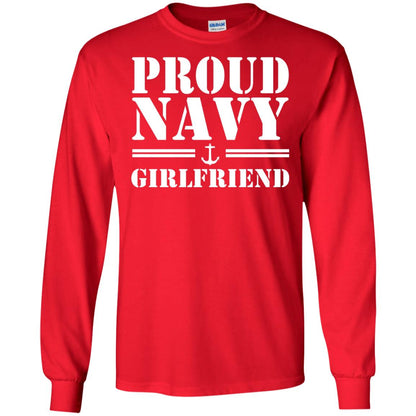 Pride U.s. Army Shirt Proud Navy Girlfriend Red