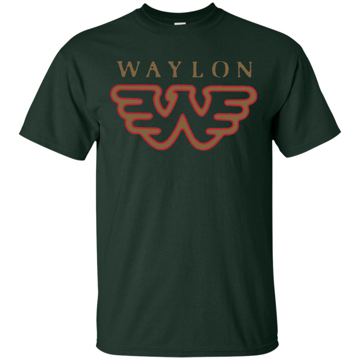 Waylon Jennings Flying W Logo Shirt Forest