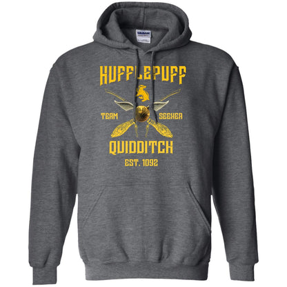 Hufflepuff Quidditch Team Seeker Est 1092 Harry Potter ShirtG185 Gildan Pullover Hoodie 8 oz.