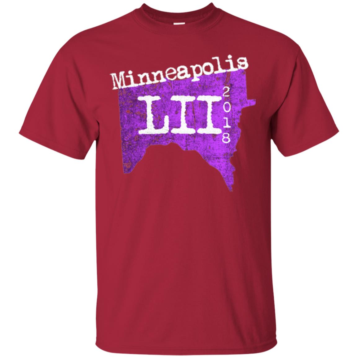 Football Lover T-shirt Minneapolis Minnesota 2018 T-shirt Cardinal