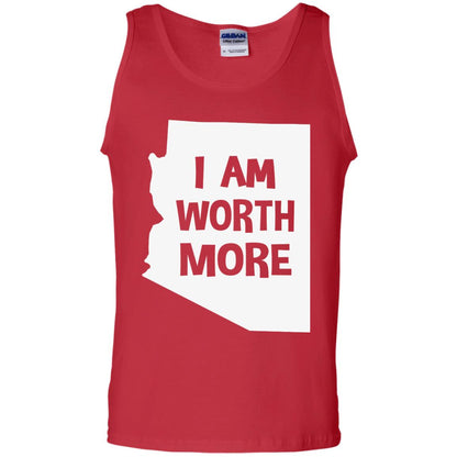 Arizona Teacher Shirt I Am Worth More Red