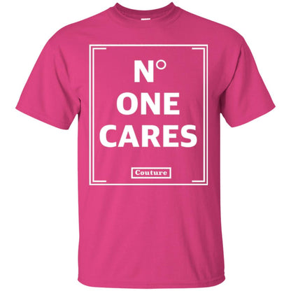 No One Cares Tops Cute Casual T-shirt Heliconia