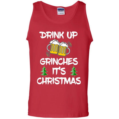 Beer Lovers T-shirt Drink Up Grinches It_s Christmas Red
