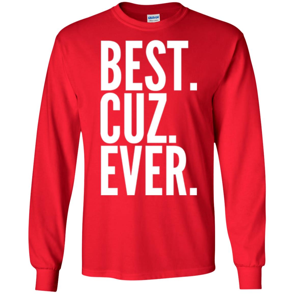 Cousin T-shirt Best Cuz Ever Red