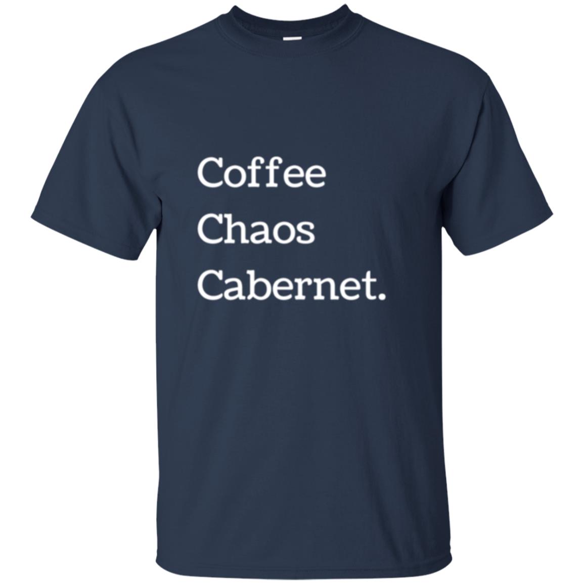 Coffee Chaos Cabernet T-shirt Navy