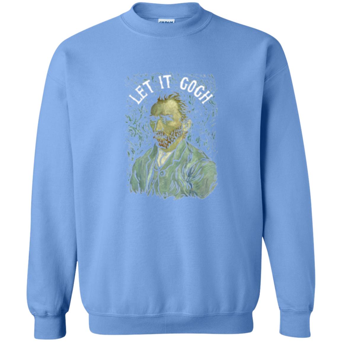 Artist T-shirt Vincent Van Let It Gogh Carolina Blue