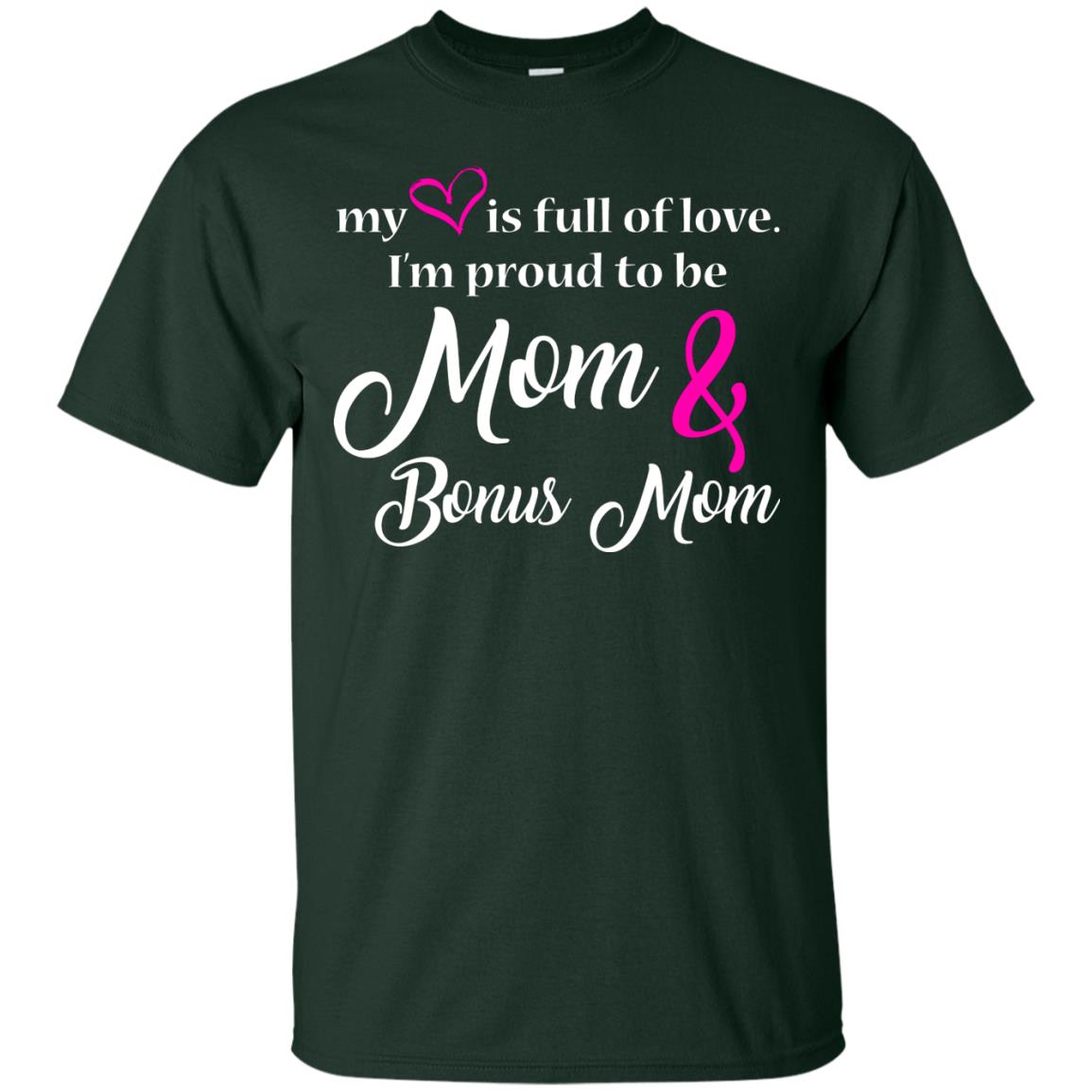 Mommy T-shirt My Heart Is Full Of Love Forest