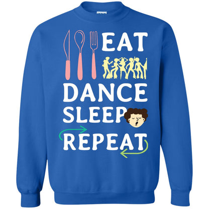 Eat Dance Sleep Repeat Dance Lover Shirt Royal