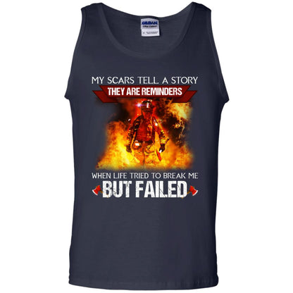 My Scars Tell A Story They Are Reminders When Life Tried To Break Me But Failed Shirt Navy