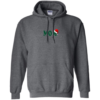 Christmas T-shirt Mom Santa Dark Heather