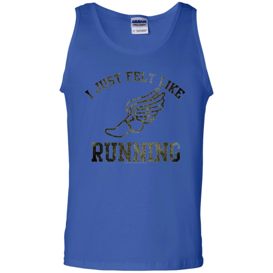 Movie T-Shirt I Just Felt Like Running Royal