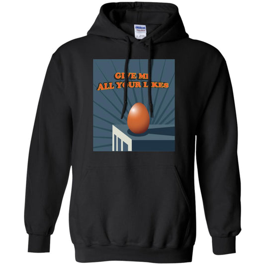 Give Me All Your Likes Egg Shirt Black