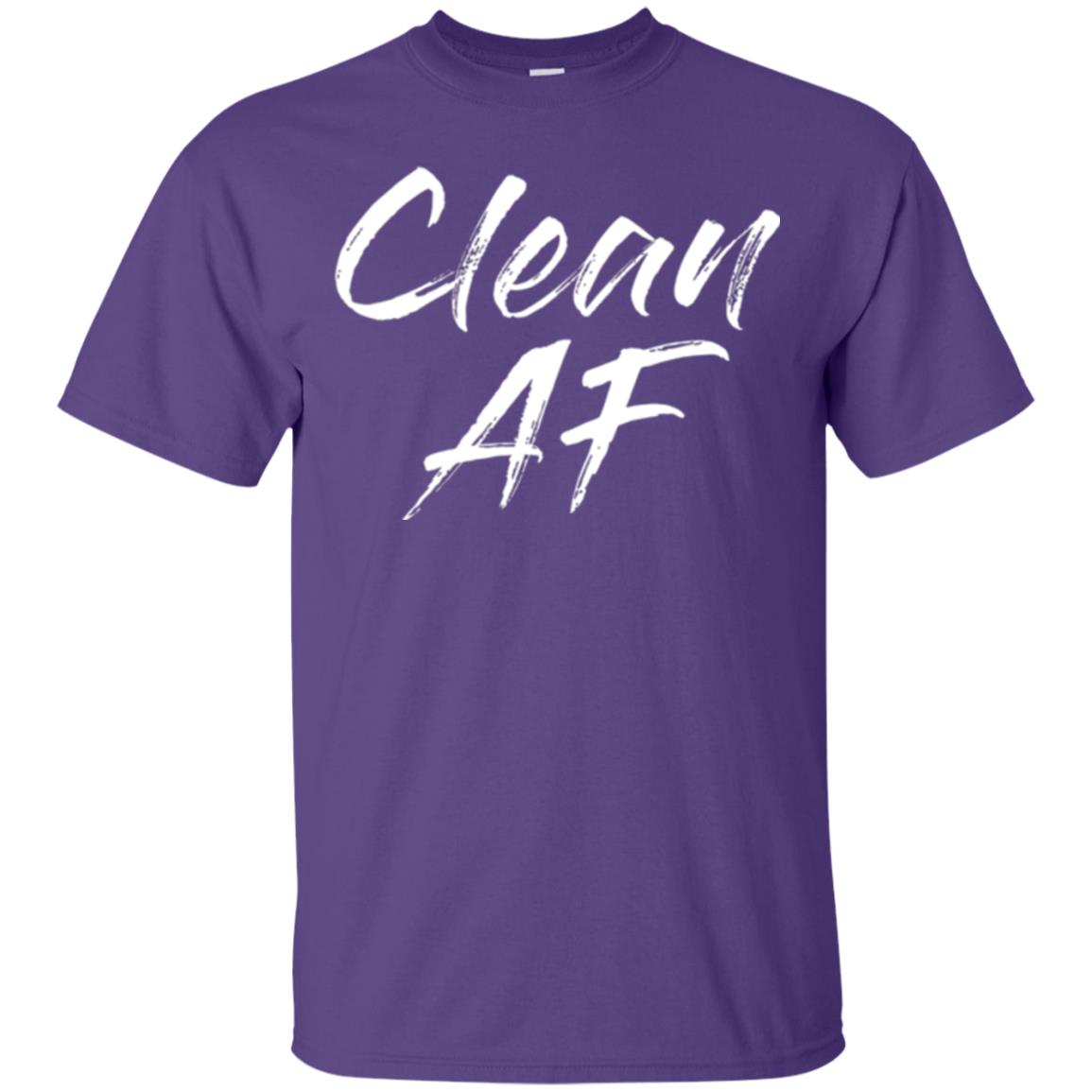 Clean Af T-shirt Purple
