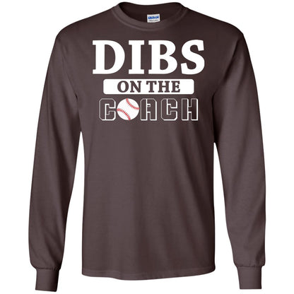 Dibs On The Coach Baseball T-shirt Dark Chocolate