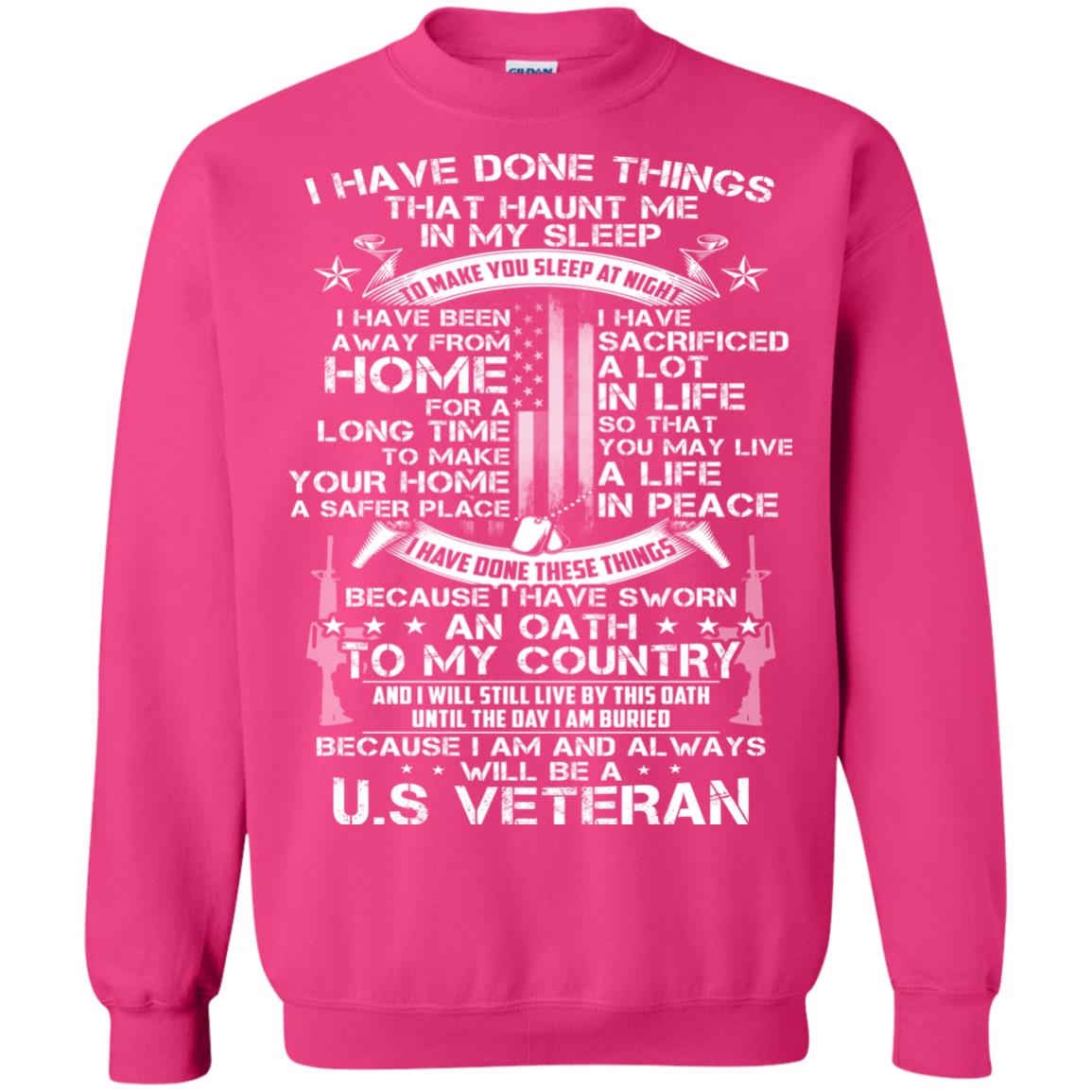 I Have Done Things That Haunt Me In My Sleep Us Veteran Shirt Heliconia