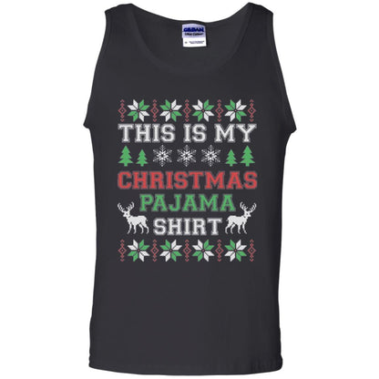Christmas T-shirt This Is My Christmas Pajama Black