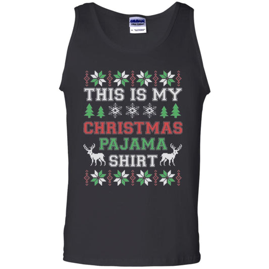 Christmas T-shirt This Is My Christmas Pajama Black