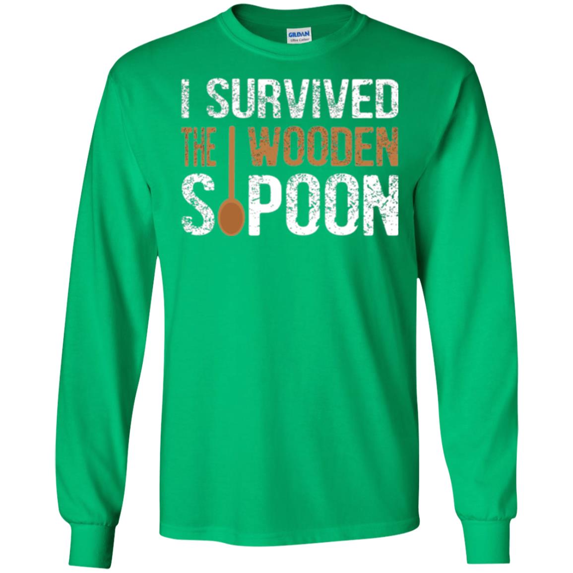 Spoon T-shirt I Survived The Wooden Spoon Irish Green