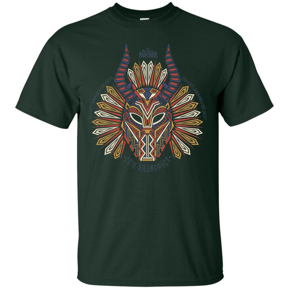 Black Panther Movie Geo Killmonger Movie Lover T-shirt Forest