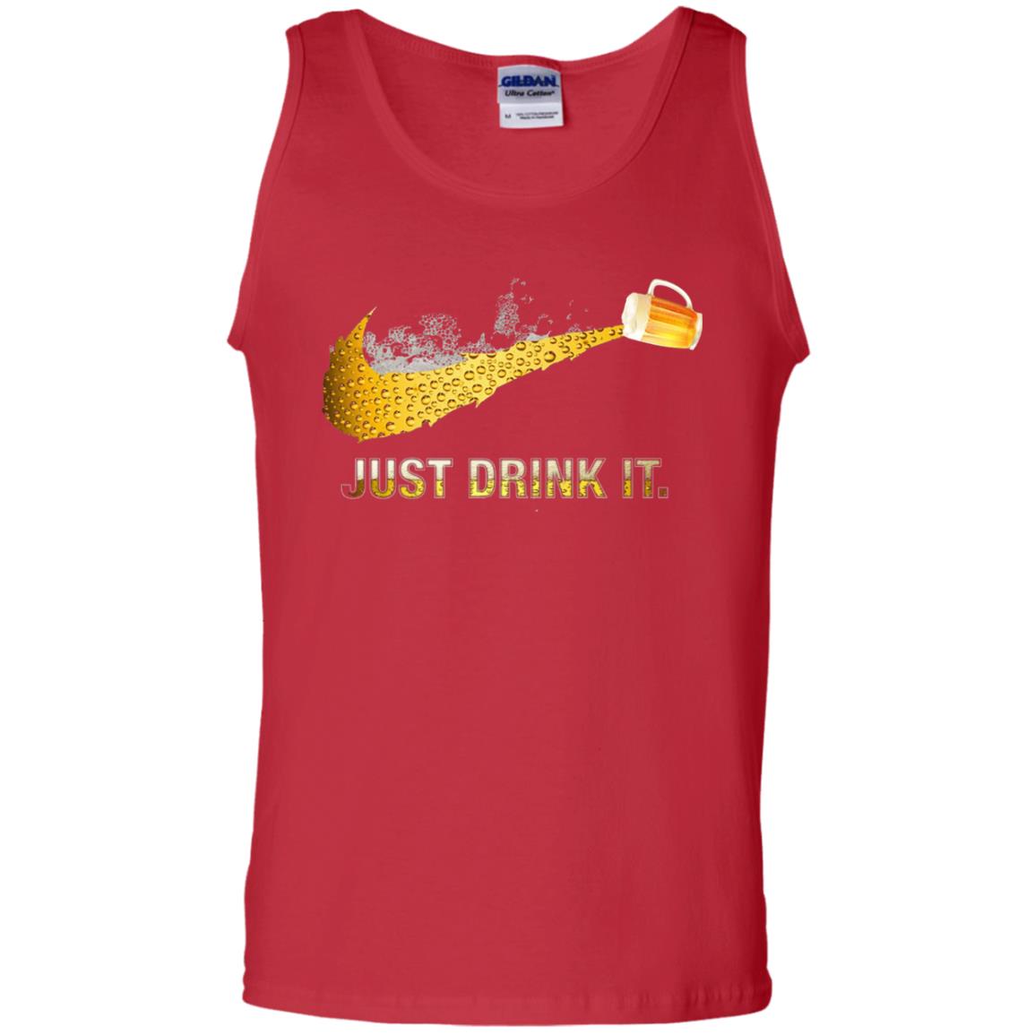 Beer Just Drink It Beer Lover T-shirt Red