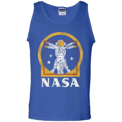 Vitruvian Astronaut T-shirt Royal