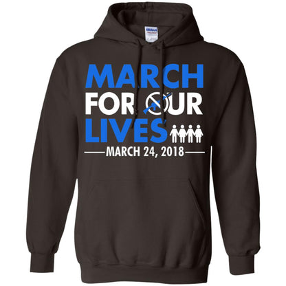 March For Our Lives March 24 2018 Gun Control T-shirt Dark Chocolate