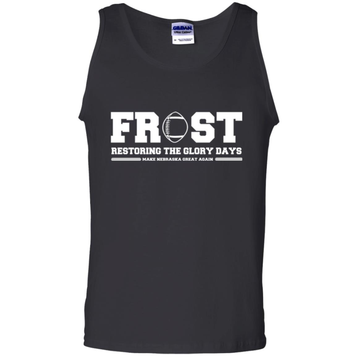 Football T-shirt Scott Frost 2018 Make Nebraska Black