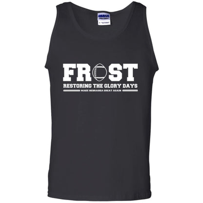 Football T-shirt Scott Frost 2018 Make Nebraska Black
