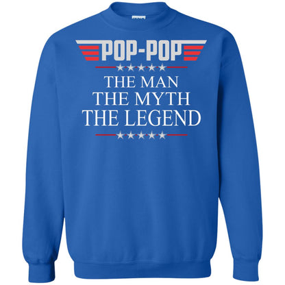 Pop-pop The Man The Myth The Legend Father_s Day T-shirt Royal