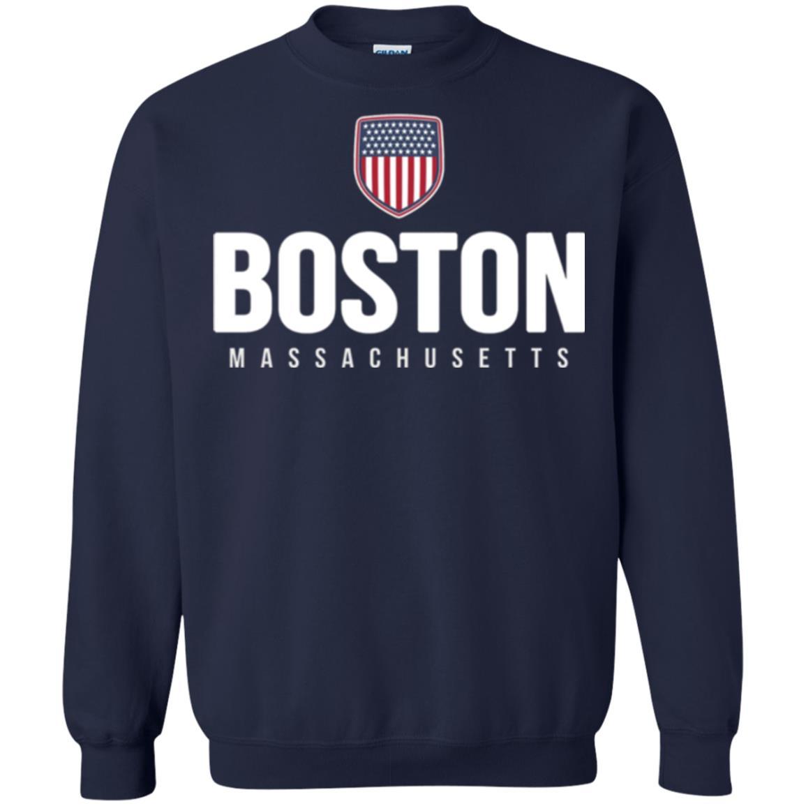 Boston Massachusetts T-shirt Navy