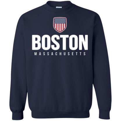 Boston Massachusetts T-shirt Navy