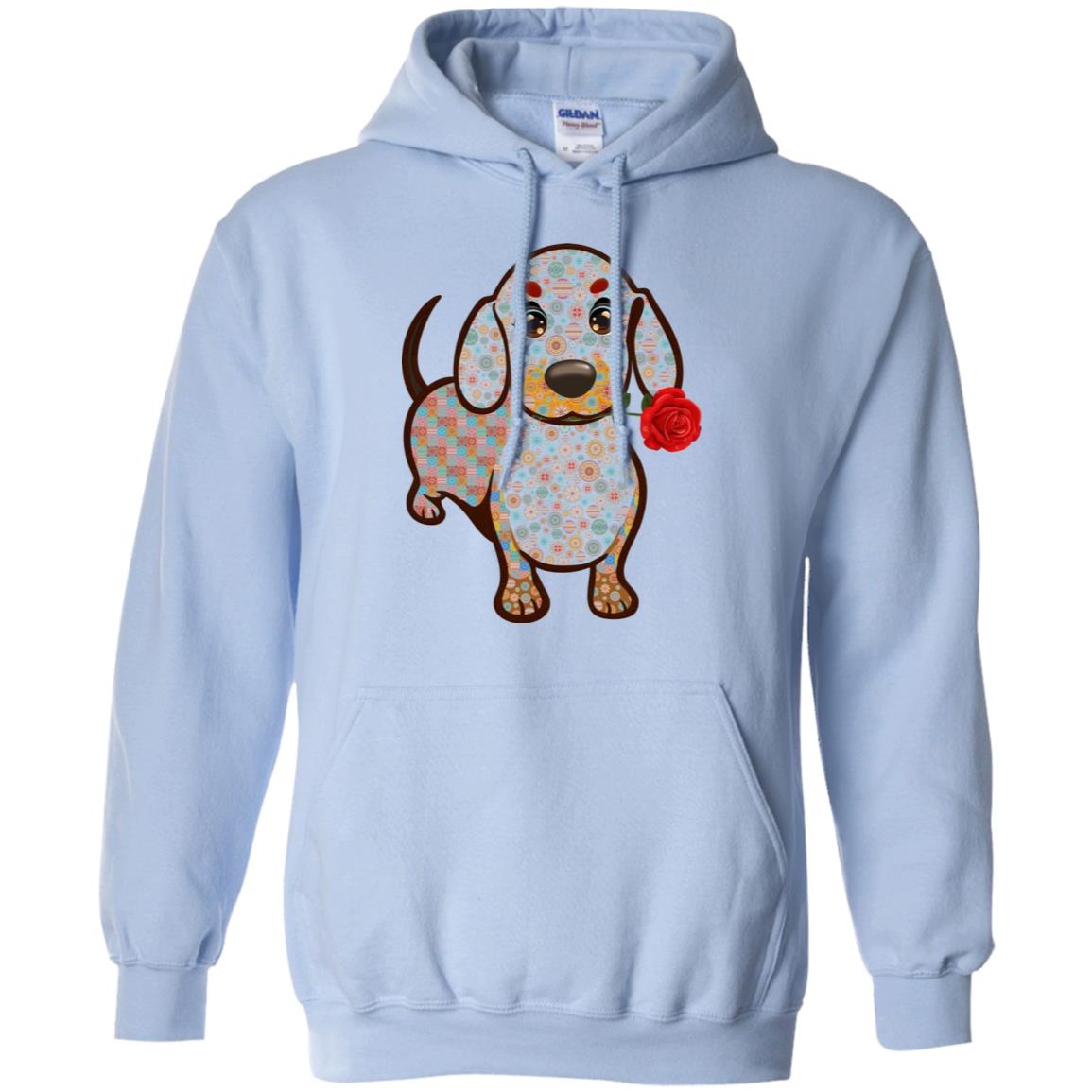 Dachshund Quilts Idea Gift Shirt For Mens Womens Light Blue