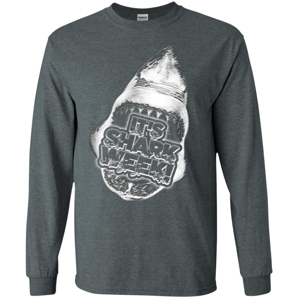Every Day Of Shark Week T-shirt 2018 Dark Heather